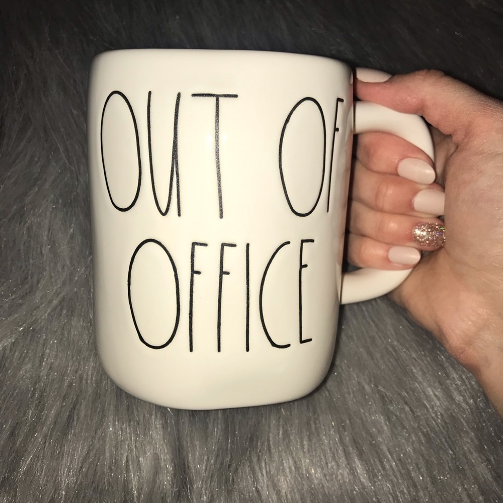 NWOT Rae Dunn “out of office” mug